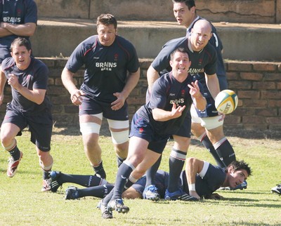 13.06.08 Wales rugby in South Africa... Gareth Cooper during training  in Pretoria .  