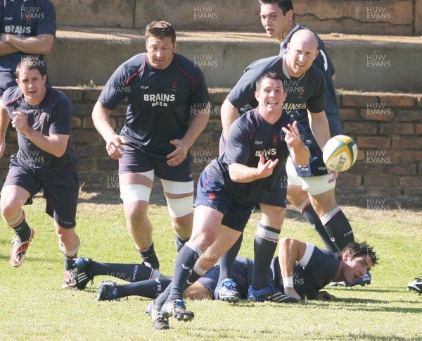 13.06.08 Wales rugby in South Africa... Gareth Cooper during training  in Pretoria .  