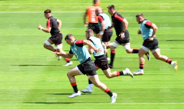 130622 - Wales Rugby Training - George North during training