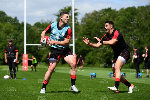 130622 - Wales Rugby Training - George North during training