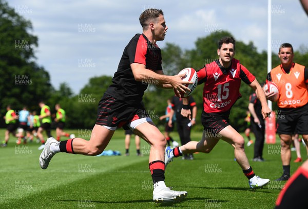 130622 - Wales Rugby Training - Kieran Hardy during training