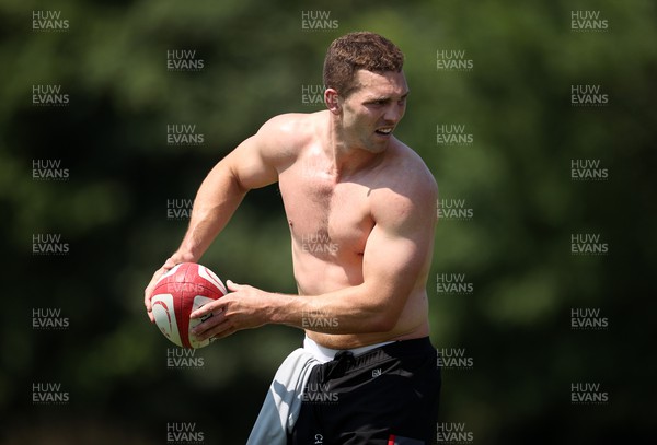 130623 - Wales Rugby Training - George North during training