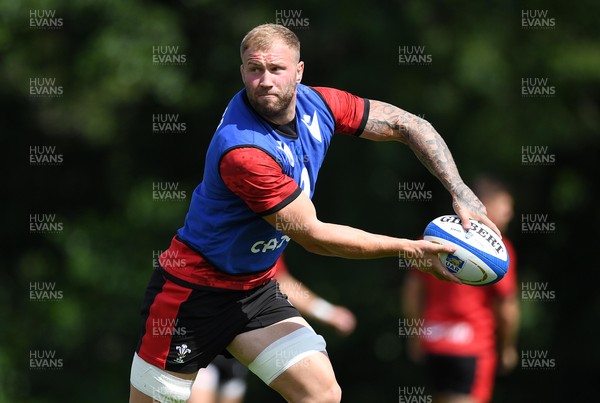 130721 - Wales Rugby Training - Ross Moriarty during training