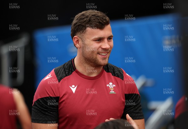 130923 - Wales Rugby Gym Session ahead of their game this weekend with Portugal - Mason Grady during training