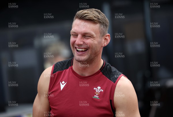 130923 - Wales Rugby Gym Session ahead of their game this weekend with Portugal - Dan Biggar during training