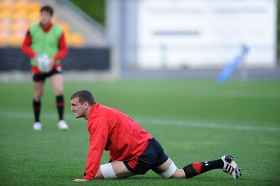13.10.11 - Wales Rugby Training - Sam Warburton during training. 