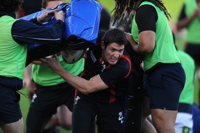13.10.11 - Wales Rugby Training - James Hook during training. 