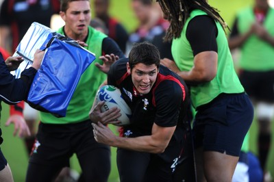 13.10.11 - Wales Rugby Training - James Hook during training. 