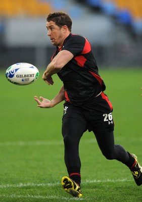 13.10.11 - Wales Rugby Training - Shane Williams during training. 