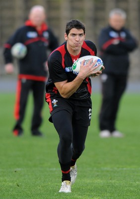13.10.11 - Wales Rugby Training - James Hook during training. 