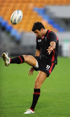 13.10.11 - Wales Rugby Training - Mike Phillips during training. 