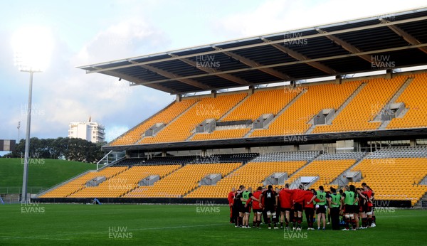13.10.11 - Wales Rugby Training - Wales players train at Mount Smart Stadium in Auckland. 