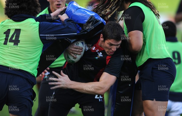 13.10.11 - Wales Rugby Training - James Hook during training. 