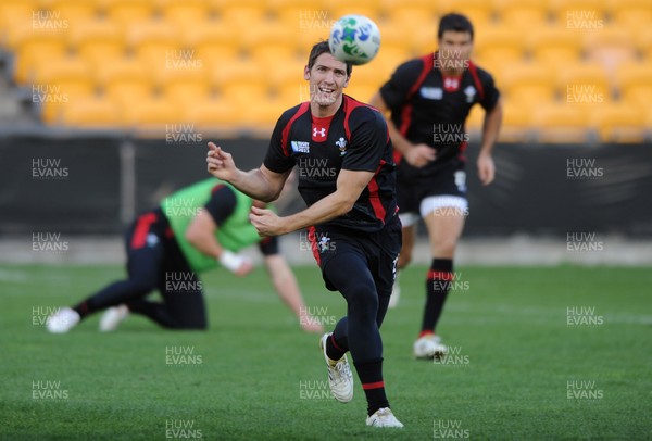 13.10.11 - Wales Rugby Training - James Hook during training. 