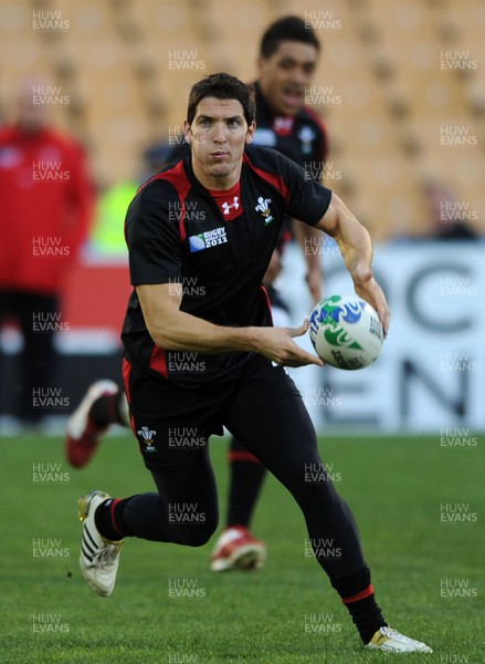 13.10.11 - Wales Rugby Training - James Hook during training. 