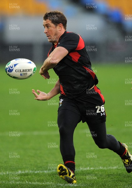 13.10.11 - Wales Rugby Training - Shane Williams during training. 