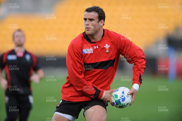 13.10.11 - Wales Rugby Training - Jamie Roberts during training. 
