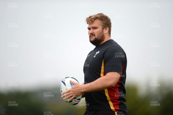 131015 - Wales Rugby Training -Tomas Francis during training