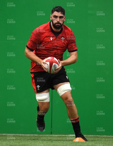 131020 - Wales Rugby Training - Cory Hill during training