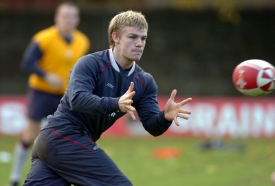 13.11.06 - Wales Rugby Training - Dwayne Peel during training 