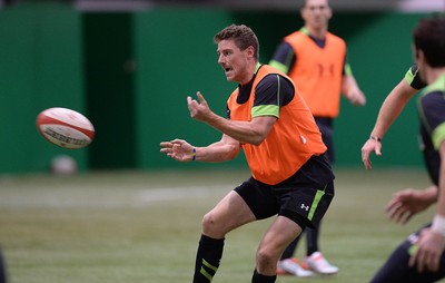 131114 - Wales Rugby Training -Rhys Priestland during training