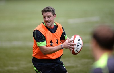 131114 - Wales Rugby Training -Rhys Priestland during training