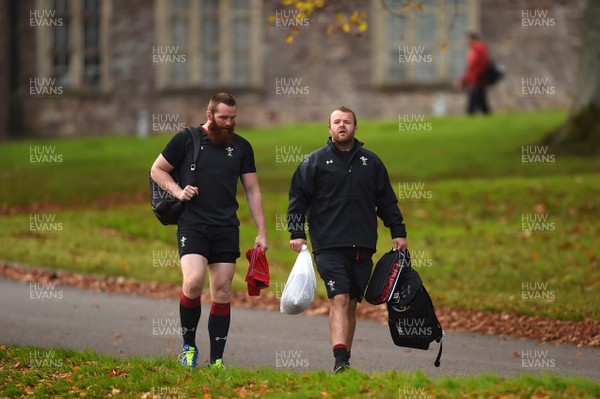 131117 - Wales Rugby Training - Jake Ball and Scott Andrews