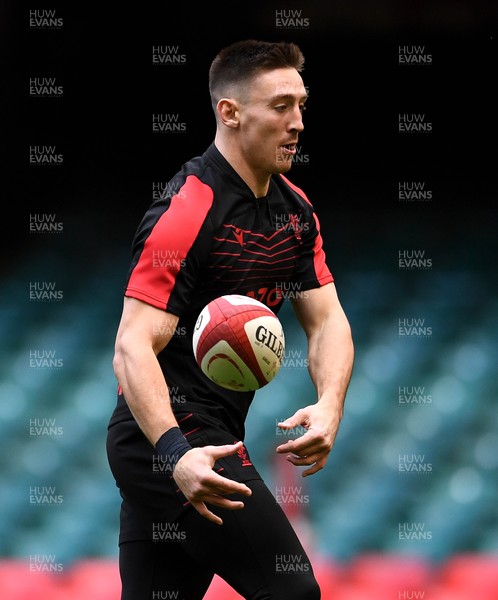 131121 - Wales Rugby Training - Josh Adams during training