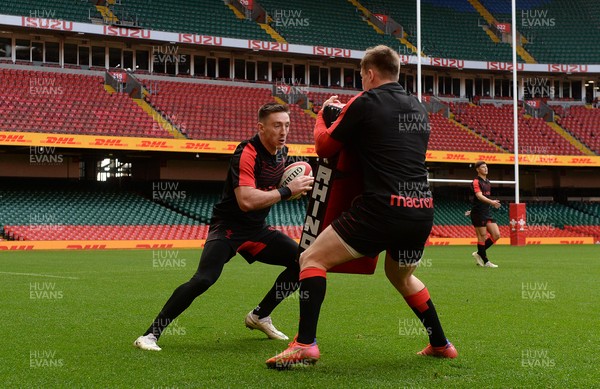 131121 - Wales Rugby Training - Josh Adams during training