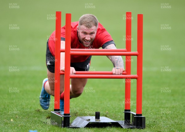 140220 - Wales Rugby Training - Ross Moriarty during training