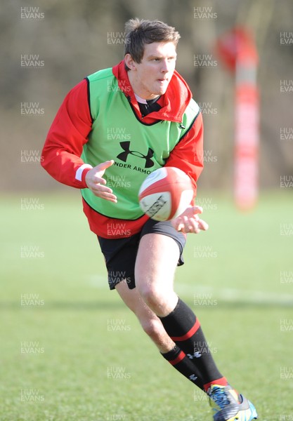 140313 - Wales Rugby Training -Dan Biggar during training