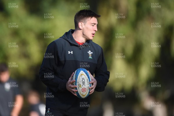 140618 - Wales Rugby Training - Josh Adams during training