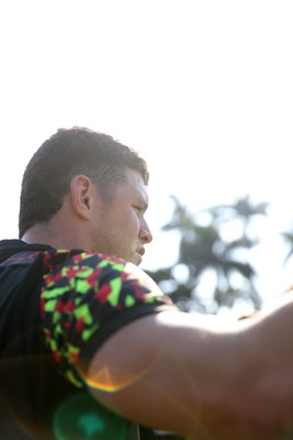 140726 - Wales Rugby Training in South Africa ahead of their game in Durban this weekend - James Botham during training