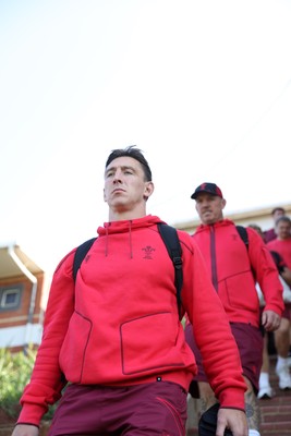140726 - Wales Rugby Training in South Africa ahead of their game in Durban this weekend - Josh Adams during training