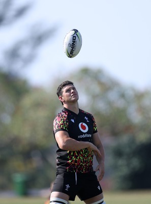 140726 - Wales Rugby Training in South Africa ahead of their game in Durban this weekend - James Botham during training
