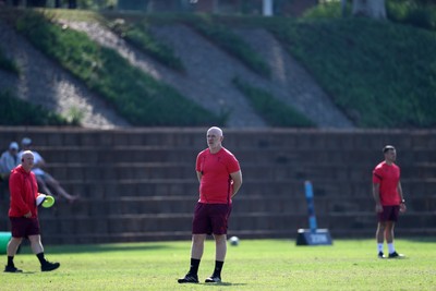 140726 - Wales Rugby Training in South Africa ahead of their game in Durban this weekend - Steve Tandy, Head Coach during training