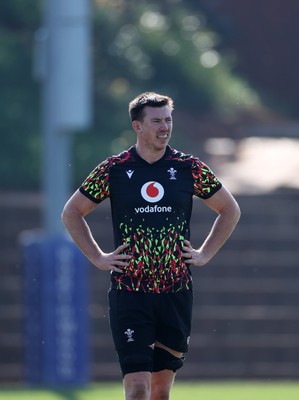 140726 - Wales Rugby Training in South Africa ahead of their game in Durban this weekend - Adam Beard during training
