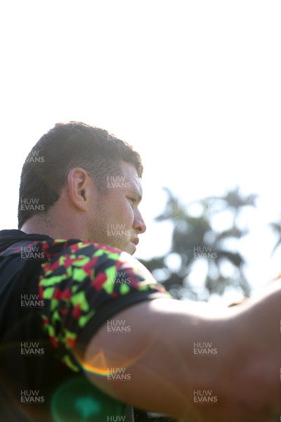 140726 - Wales Rugby Training in South Africa ahead of their game in Durban this weekend - James Botham during training