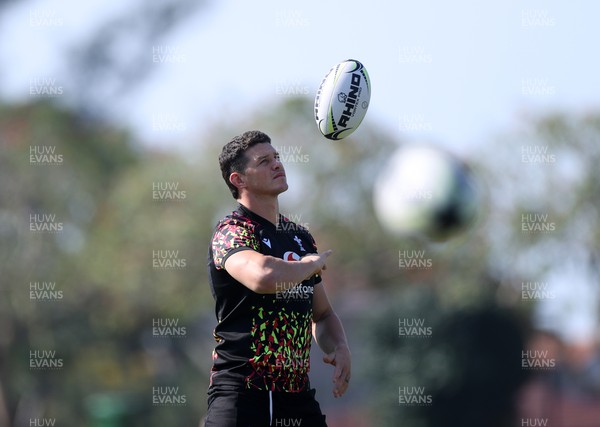 140726 - Wales Rugby Training in South Africa ahead of their game in Durban this weekend - James Botham during training
