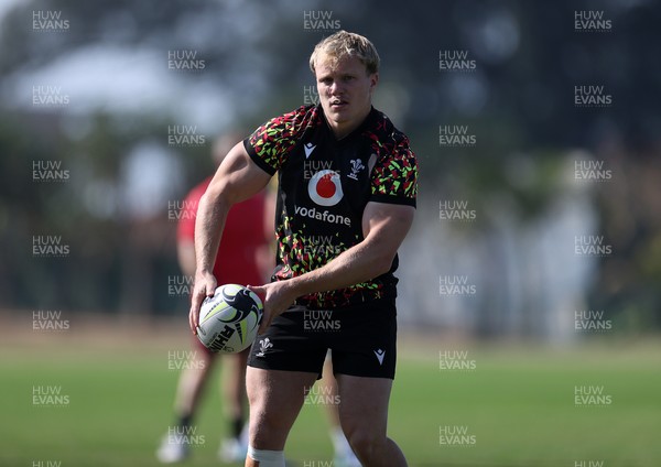 140726 - Wales Rugby Training in South Africa ahead of their game in Durban this weekend - Blair Murray during training