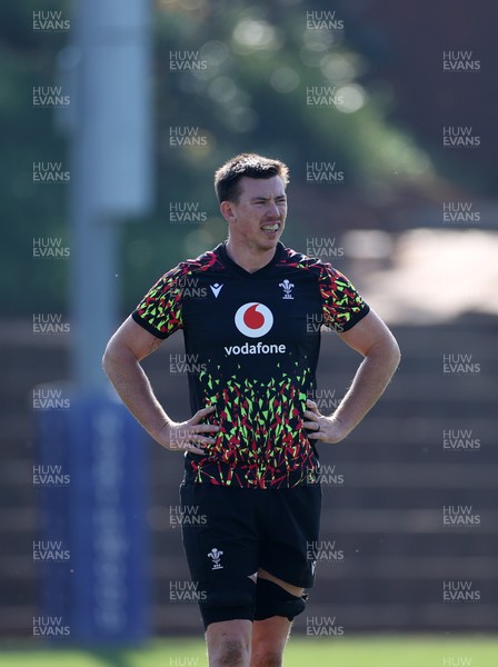 140726 - Wales Rugby Training in South Africa ahead of their game in Durban this weekend - Adam Beard during training