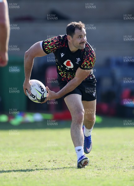 140726 - Wales Rugby Training in South Africa ahead of their game in Durban this weekend - Tomos Williams during training