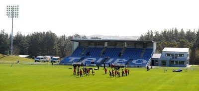 14.09.11 - Wales Rugby Training - Wales players during a training session at Taupo rugby club. 