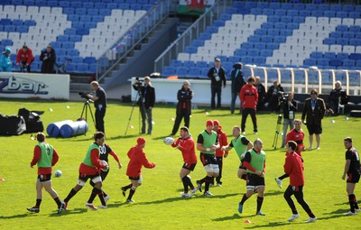 14.09.11 - Wales Rugby Training - Wales players during a training session at Taupo rugby club. 