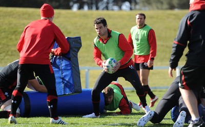 14.09.11 - Wales Rugby Training - Mike Phillips during training. 