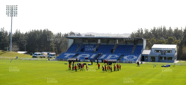14.09.11 - Wales Rugby Training - Wales players during a training session at Taupo rugby club. 