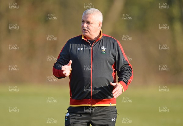 150316 - Wales Rugby Training -Warren Gatland during training