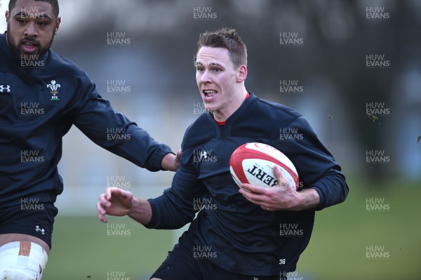 150318 - Wales Rugby Training - Liam Williams during training
