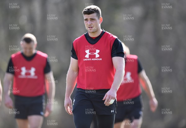 150318 - Wales Rugby Training - Scott Williams during training