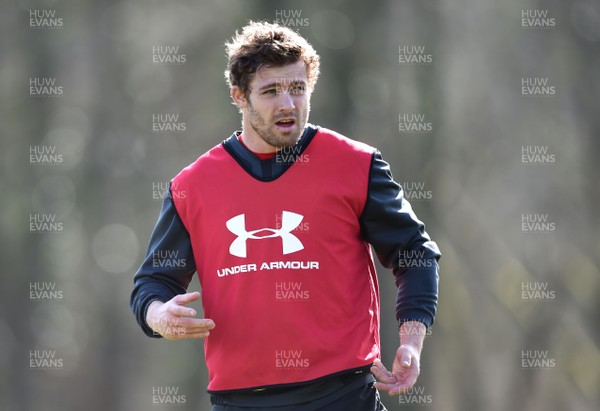 150318 - Wales Rugby Training - Leigh Halfpenny during training